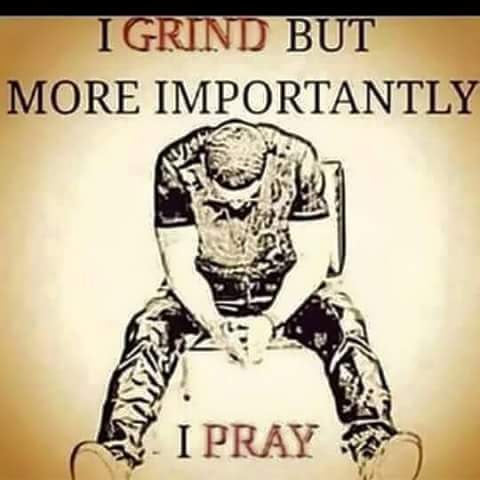 Grind n Pray DTF Transfer