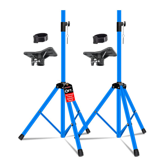 5Core Speaker Stand Tripod 2Pcs Tall Adjustable 72 Inch DJ Studio Monitor Stands Pole Mount-0