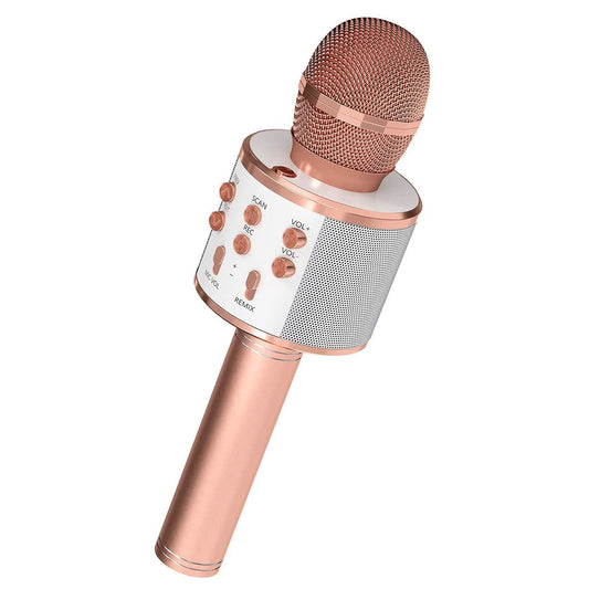 5Core Wireless Karaoke Microphone Bluetooth Mic Portable Handheld Microfonos Inalambricos COPPER-0